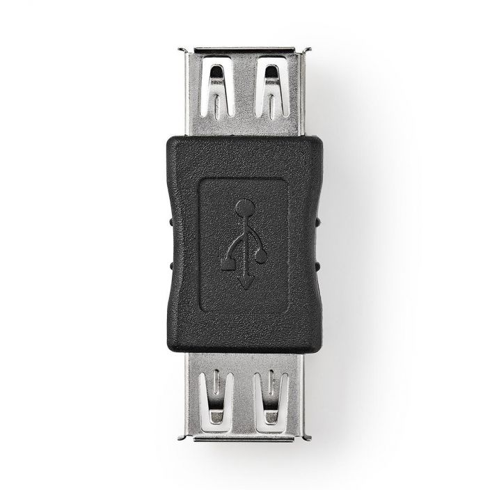 Nedis USB 2.0  Naaras- Naaras sovitin Tata adapteria voidaan kayttaa liittamaan USB 2.0 A uros USB 2.0 A uros -kaapelit