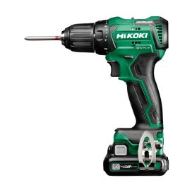 HIKOKI HiKOKI Pora/Ruuvinväännin DS12DD 2 x 4.0Ah Li-ion akkuja, HIILIHARJATON, HSC