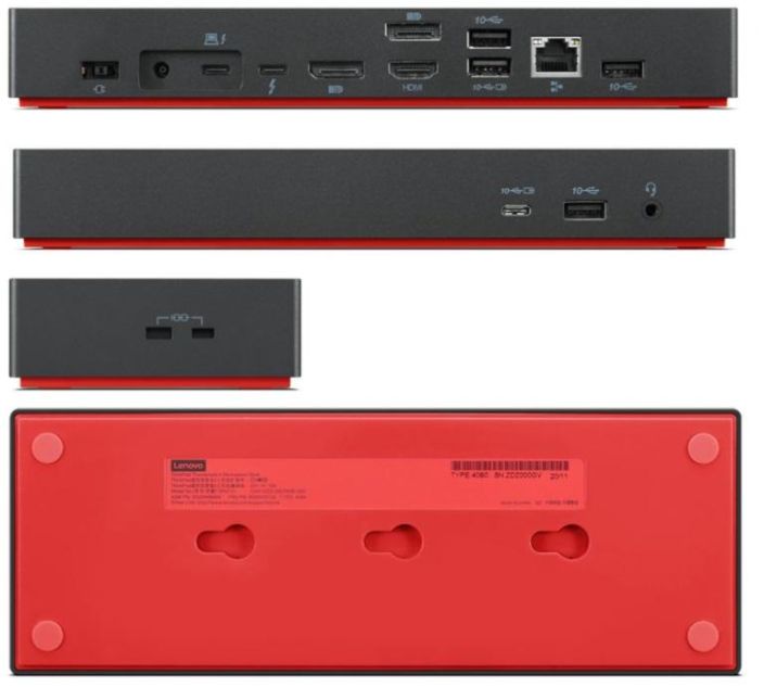 Lenovo ThinkPad Thunderbolt 4 Workstation Dock tuotekuva 2 Lenovo ThinkPad Thunderbolt 4 Workstation Dock tuotekuva 2