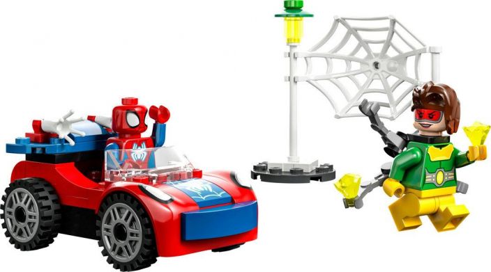Spidey Spider-Manin auto ja Tohtori Mustekala