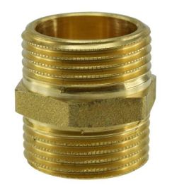 Kaksoisnippa ½" messinki