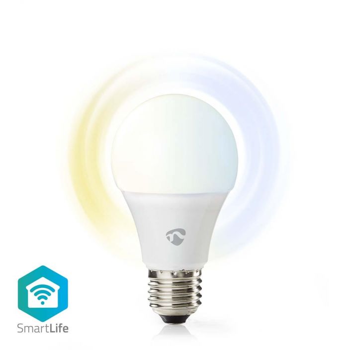 Nedis SmartLife LED Bulb | Wi-Fi | E27 | 806 lm | 9 W | Warm to Cool White | 2700 - 6500 K | Energialuokka: F | Android™ /