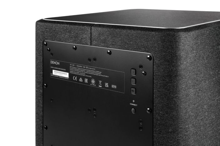 Denon Home Subwoofer Langaton Subwoofer, Musta Langaton Denon Home subwoofer yhdistyy Denon DHT-S716H ja SB550