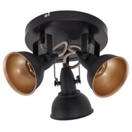 E.Lite e.lite pyöreä SOFT 3-os. kohdevalaisin musta