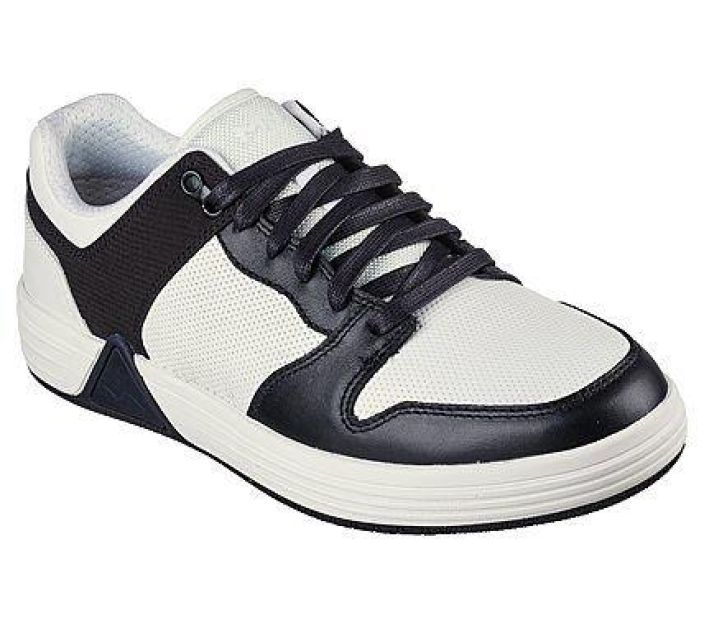 Skechers miesten Mark Nason: Alpha Cup - Bane Musta-Valkoinen Tassa saat kengan, joka erottuu tyylillaan. Tama Mark Nason