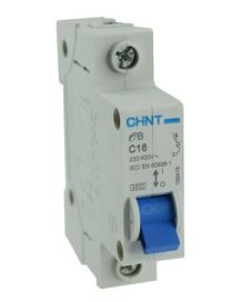 Johdonsuoja-automaatti C 1-napainen 16 A, 4,5 kA