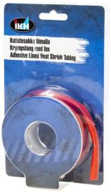 IKH KUTISTESUKKA LIIMALLA  4,8MM 3M PUNAINEN