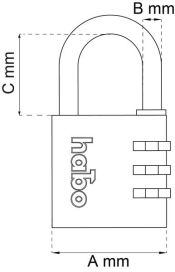 RIIPPULUKKO HABO 203-21 YHDISTELMÄ