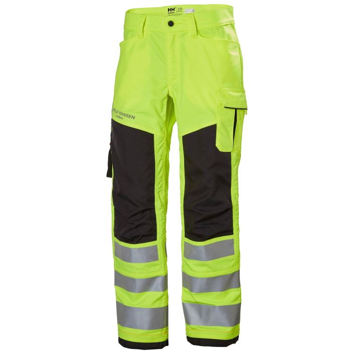 Helly Hansen Workwear Tyohousu Alna 2.0 Keltainen Luokan 1 Alna 2.0 -tyohousuissa on reisitasku, painetut heijastimet ja