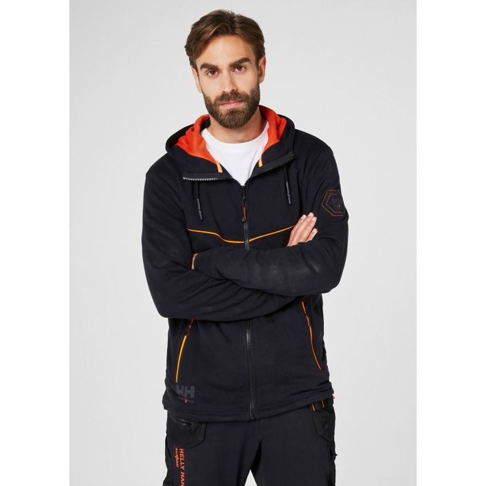 Helly Hansen Work Wear Chelsea Evolution Huppari Vetoketjulla musta tuotekuva 1