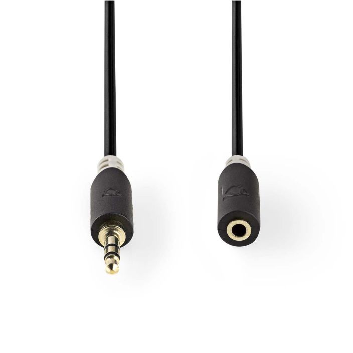 Nedis stereoaudiokaapeli 3,5 mm Uros - 3,5 mm Naaras 1M tuotekuva 1