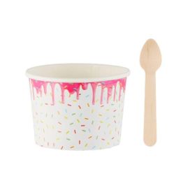 Festi Jäätelöpikari + Lusikka 8kpl