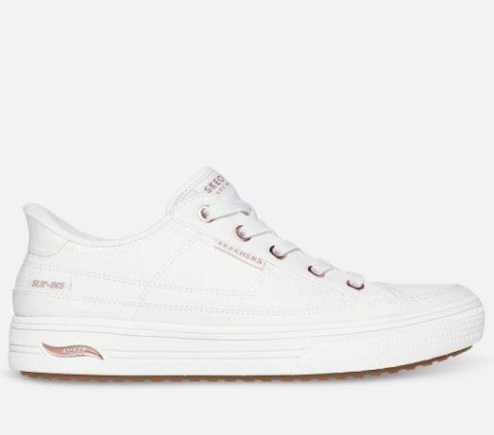 Skechers naisten Slip-ins: Arch Fit Arcade - See Ya There - Valkoinen tuotekuva 1