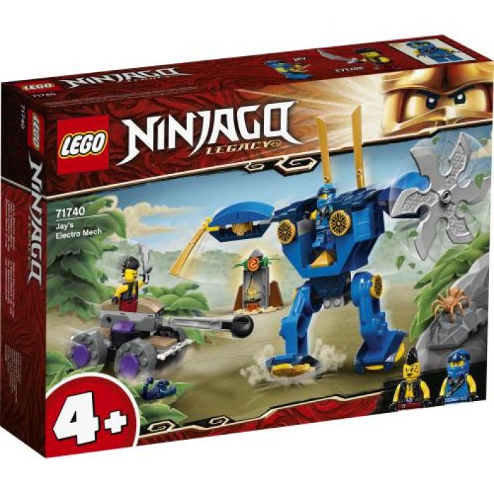 Lego Ninjago Jayn Elektrorobotti Legon mallinumero: 71740. Sisaltaa 106 osaa.