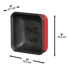 Milwaukee Packout järjestelmän magneettikulho 10x10cm
