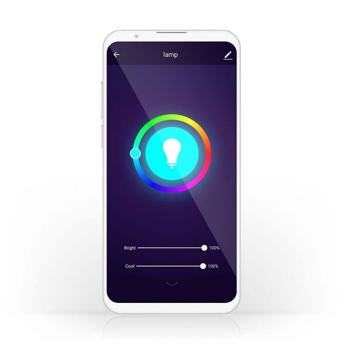 Nedis SmartLife RGB Lamppu | Wi-Fi | E27 | 806 lm | 9 W | RGB + Saadettava Valkoinen | 2700 - 6500 K | Android™ / IOS |