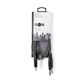 Nedis Stereoäänikaapeli | 2x 6.35 mm uros | 3.5 mm uros | 1.50 m