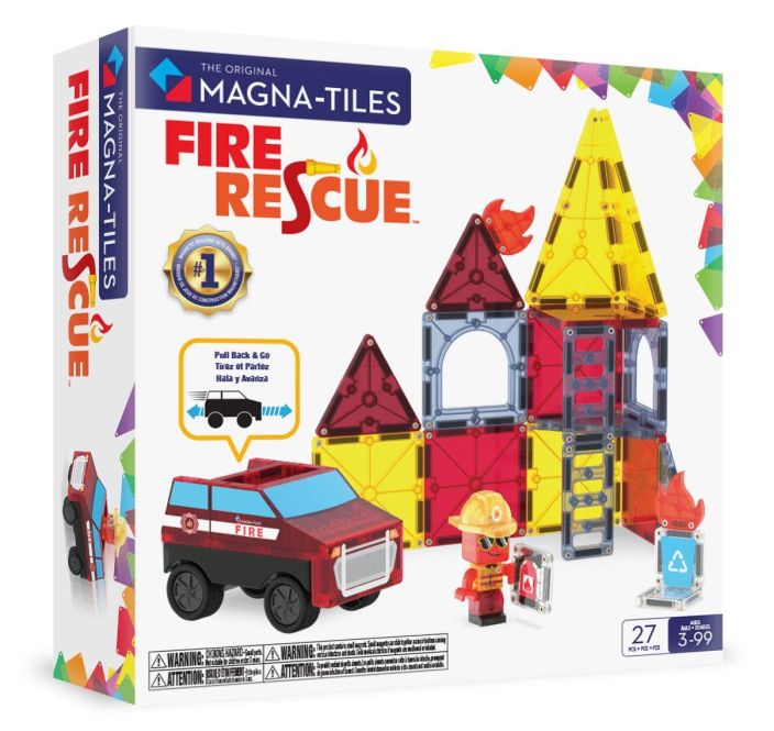 Magna-Tiles Fire Rescue 27 osaa Magna-Tiles Fire Rescue 27 osaa