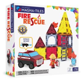 Magna-Tiles MAGNA-TILES Palo- ja pelastusasema 27 osaa