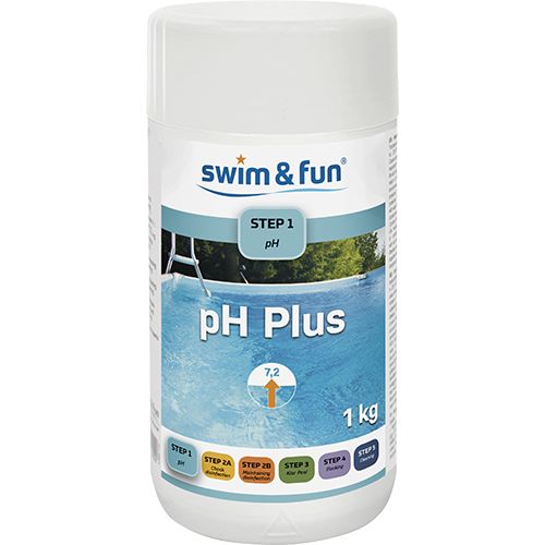 PH-Plus 1kg PH-Plus veden pH arvon kohottamiseksi sen ollessa liian alhainen