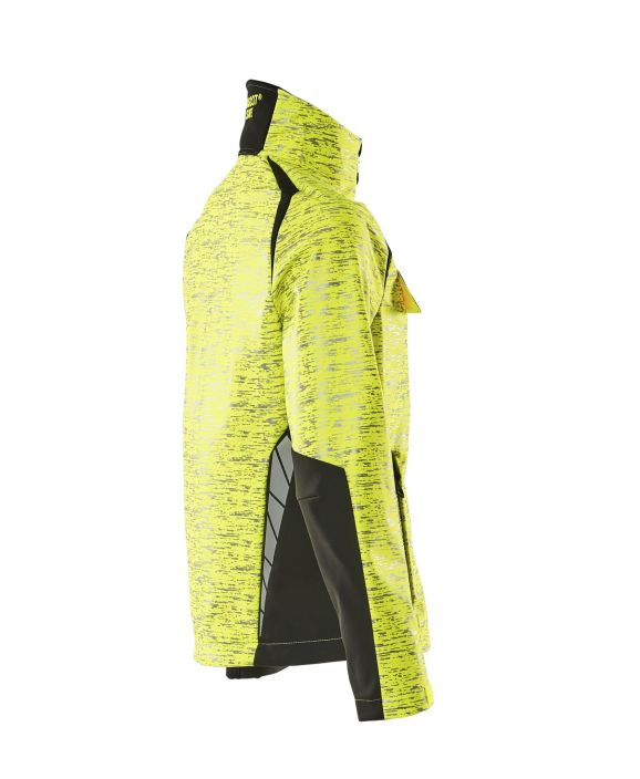 MASCOT naisten Softshell-takki ACCELERATE SAFE hi-vis keltainen/musta Suunniteltu ja muotoon ommeltu erityisesti naisille.