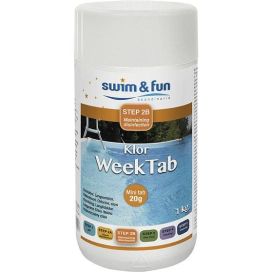 Swin&Fun Viikkokloori 20g 1 kg tabletti
