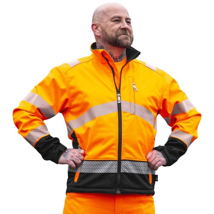 SOFTSHELL TAKKI RANDAL FL.OR/MUS LK2 EN20471 tuotekuva 3