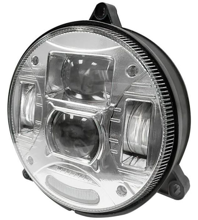 AJOVALO LED PYOREA 132MM 3-PISTE KROMATTU