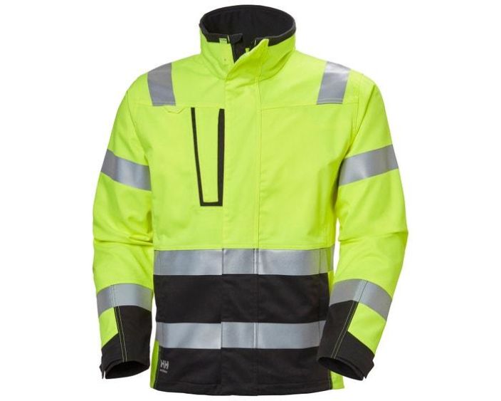 Helly Hansen Workwear takki alna 2.0 fl. Keltainen lk2 Alna 2.0 -takissa on kaksi etutaskua seka kaksi rintataskua YKK