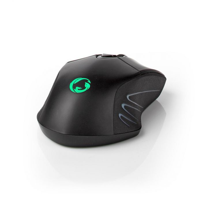 Nedis Gaming Mouse Wired / Wireless | RGB Illuminated | 500-10000 DPI | 7 buttons