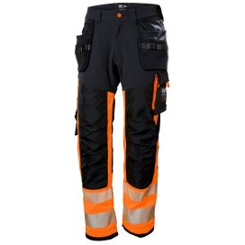 Helly Hansen Workwear Helly Hansen Work Wear Icu Huomio Riipputaskuhousut 1 Lk. Otanssi/harmaa