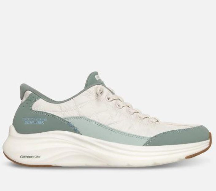 Skechers naisten Slip-ins: Contour Foam - Cozy Fit - Sage tuotekuva 1