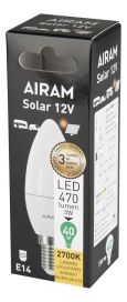 Airam Airam Led-Solar 12v E14 470lm