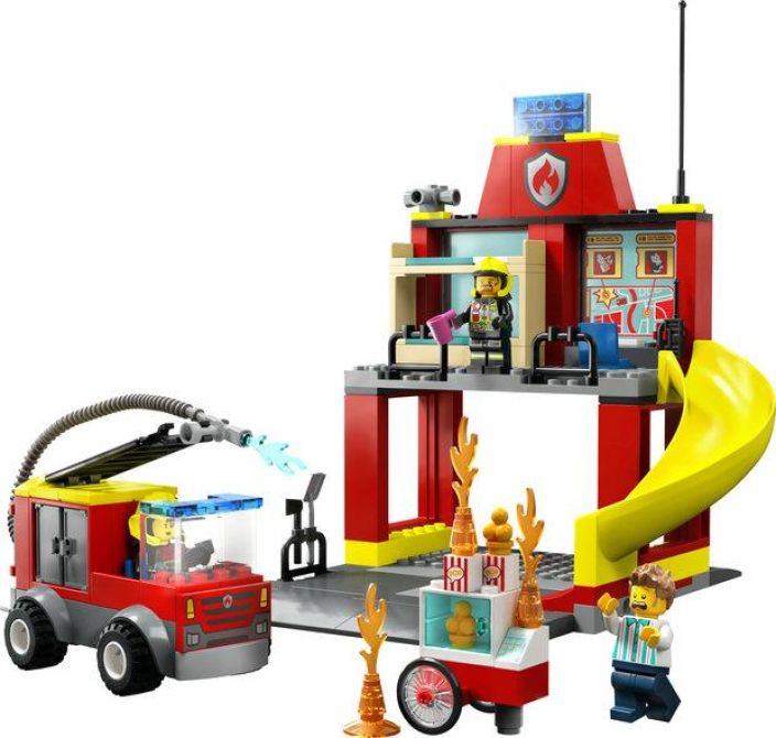 Lego City Paloasema ja paloauto