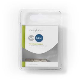 Nedis Nedis stereoaudiosovitin 3,5 mm Naaras-3,5 mm Naaras metalli