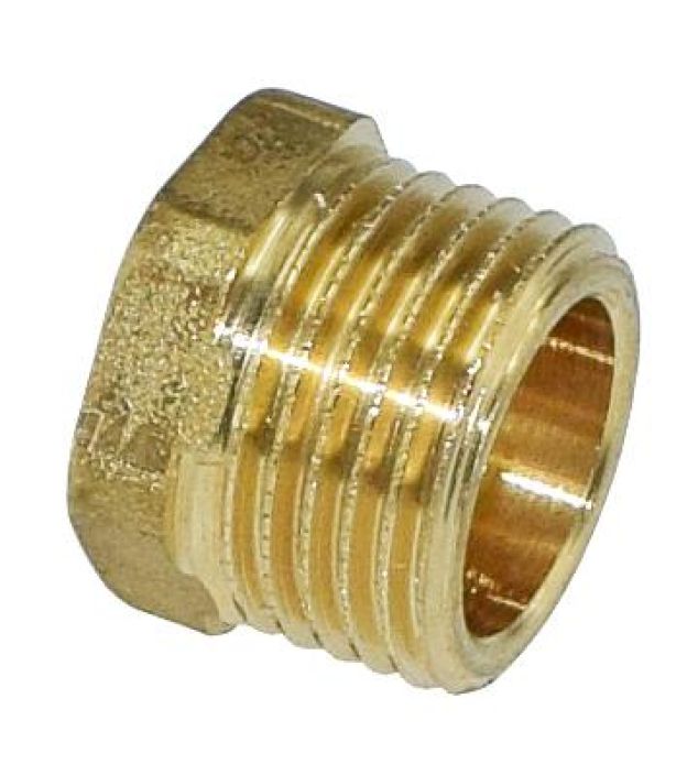 Supistusnippa 1/2&quot; - 1/4&quot; messinki