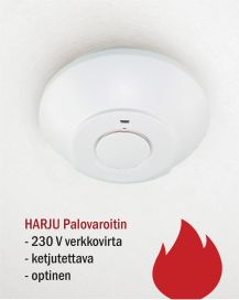 Palovaroitin Harju 230 V ketjutettava