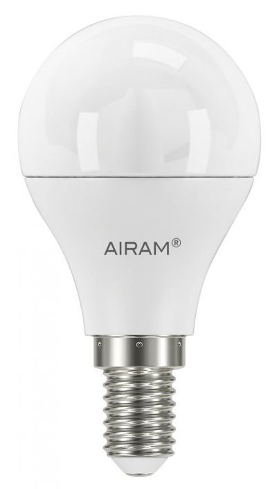 Airam LED-mainoslamppu E14 2700K 806lm -Energialuokka: A+ -Varilampotila: 2700K -Kanta: E14 -Teho: 8W, 806LM -Takuu 36kk