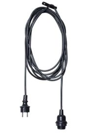 Valaisinkaluste 25 Outdoor IP44 Black - Globen Lighting 5m