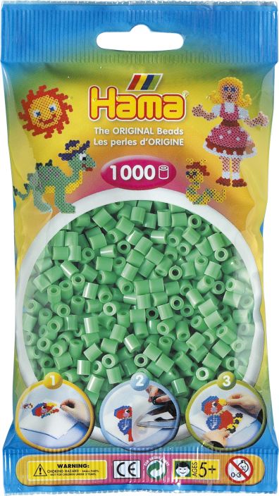 Hama-Helmet Midi 1000kpl vaaleanvihrea