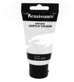 Renaissance akryylimaali 75ml, Silver