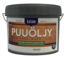 Kartano puuöljy vesiohenteinen 2,7L