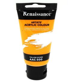 Renaissance akryylimaali 75ml, Yellow Orche