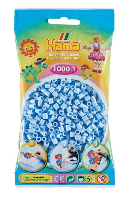 HAMA PUSSI 1000 PASTELLI JAANSININEN