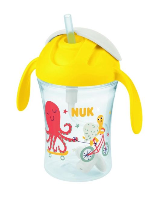 NUK motion cup 230ml 8kk+ / lajitelma Innovatiivisen rakenteen ansiosta Motion Cupista juominen onnistuu aina - mukin