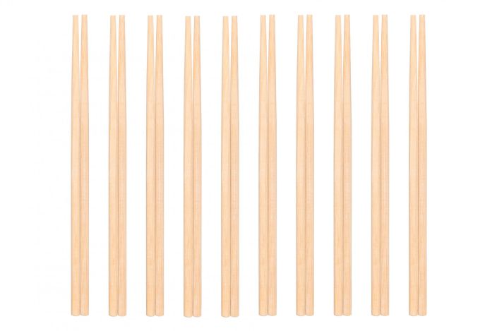 Maku Syomapuikot bambu 10 paria 24 cm. Kestavat uudelleenkaytettavat syomapuikot. Kasinpesu.
