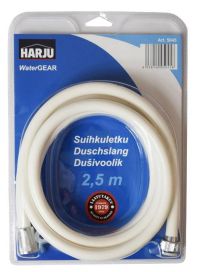 Suihkuletku 2.5m valkoinen