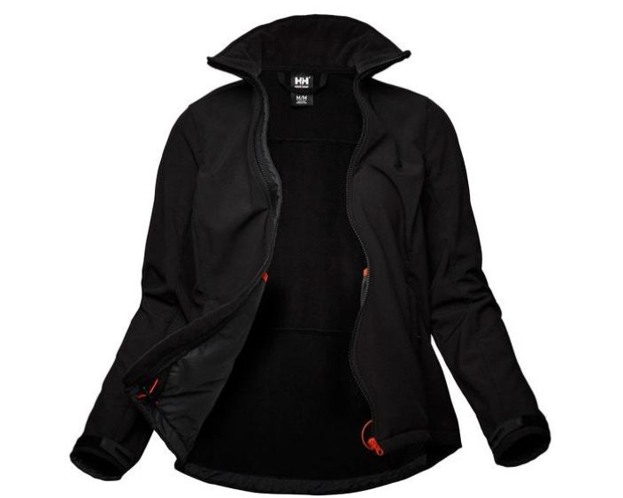 Helly Hansen Workwear Luna naisten Softshelltakki musta Luna-softshell-takki on naisten suunnittelema ja testaama. Se on