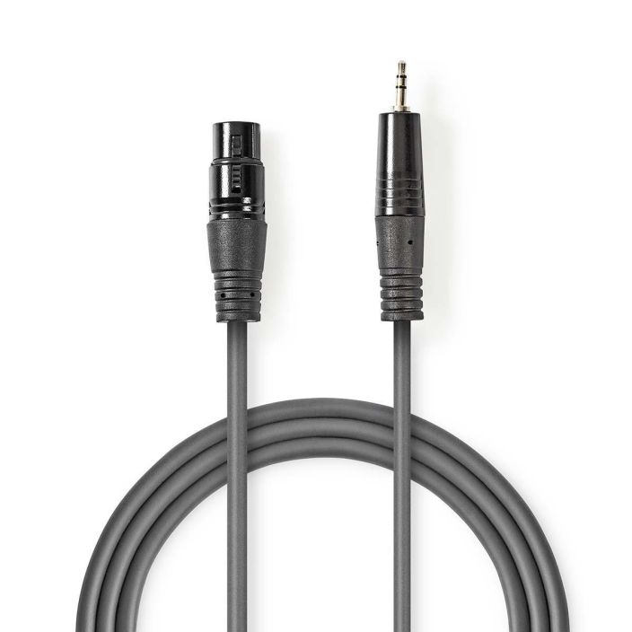 Nedis XLR-Audiokaapeli Uros – Uros, 3,5 mm 3M tuotekuva 2
