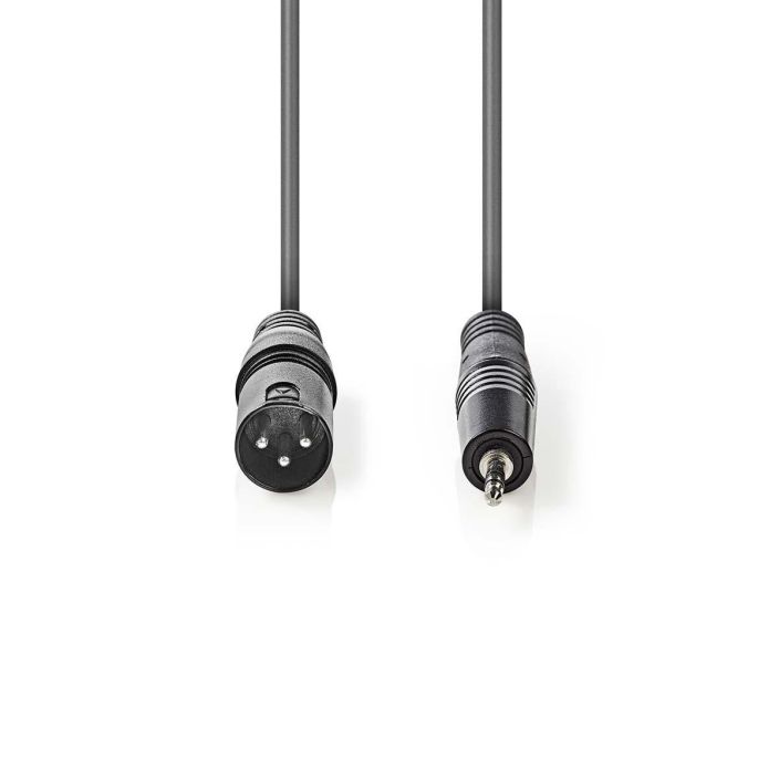 Nedis XLR-Audiokaapeli Uros – Uros, 3,5 mm 3M tuotekuva 1
